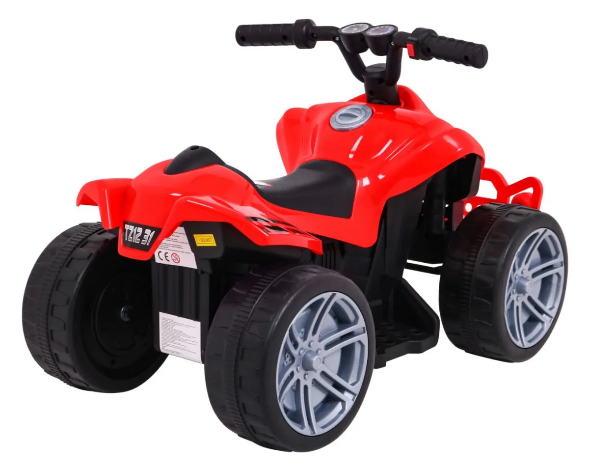 quad na akumulator, little monster crveni - slika 9