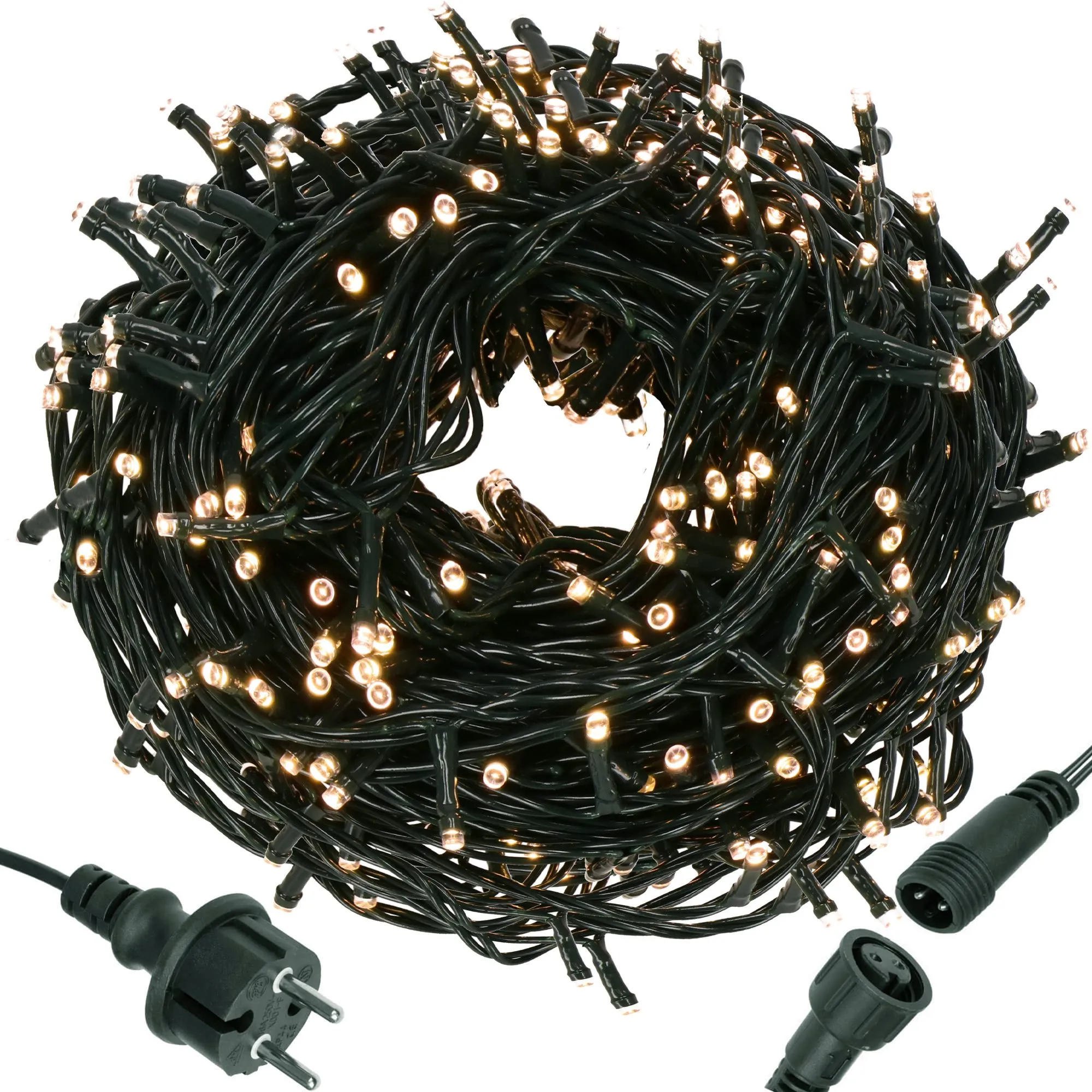 springos božićne lampice, 500 led, 31,5 m, toplo bijela - slika 3