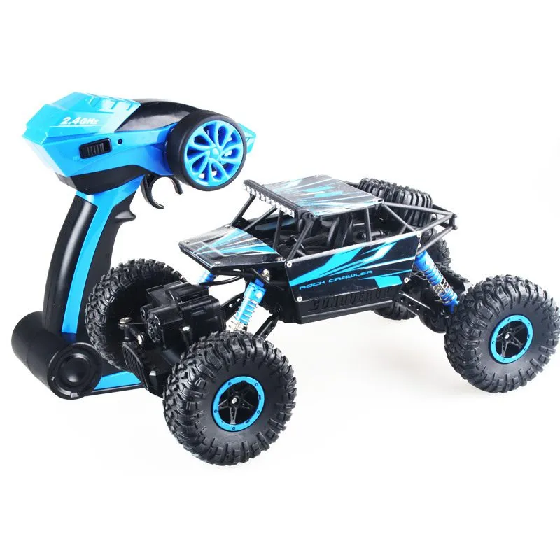 rc automobil na daljinski rock crawler hb 2.4ghz 1:18 plavi - slika 4