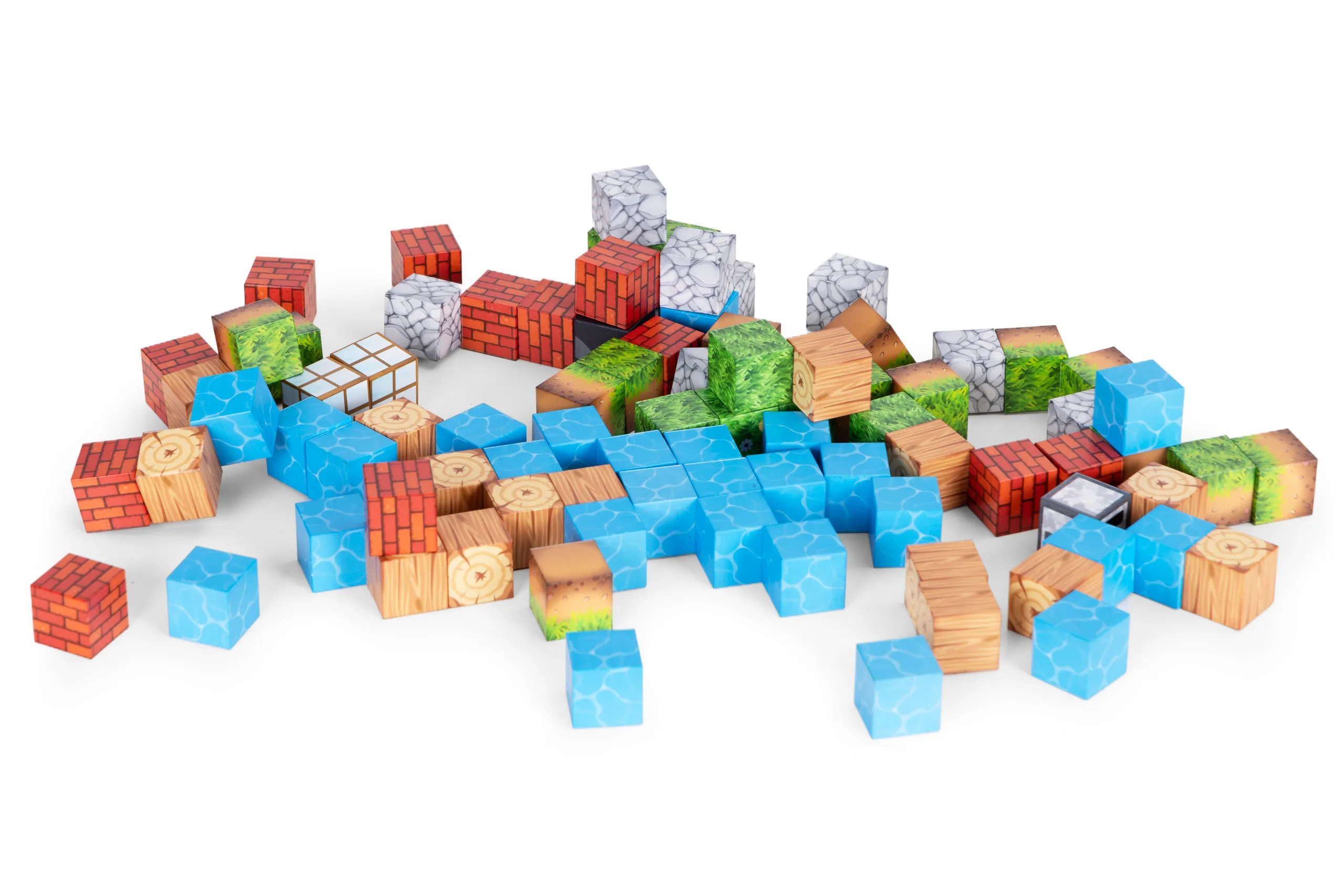 set magnetskih građevnih kocki za djecu – 87 komada (kocke) - slika 9