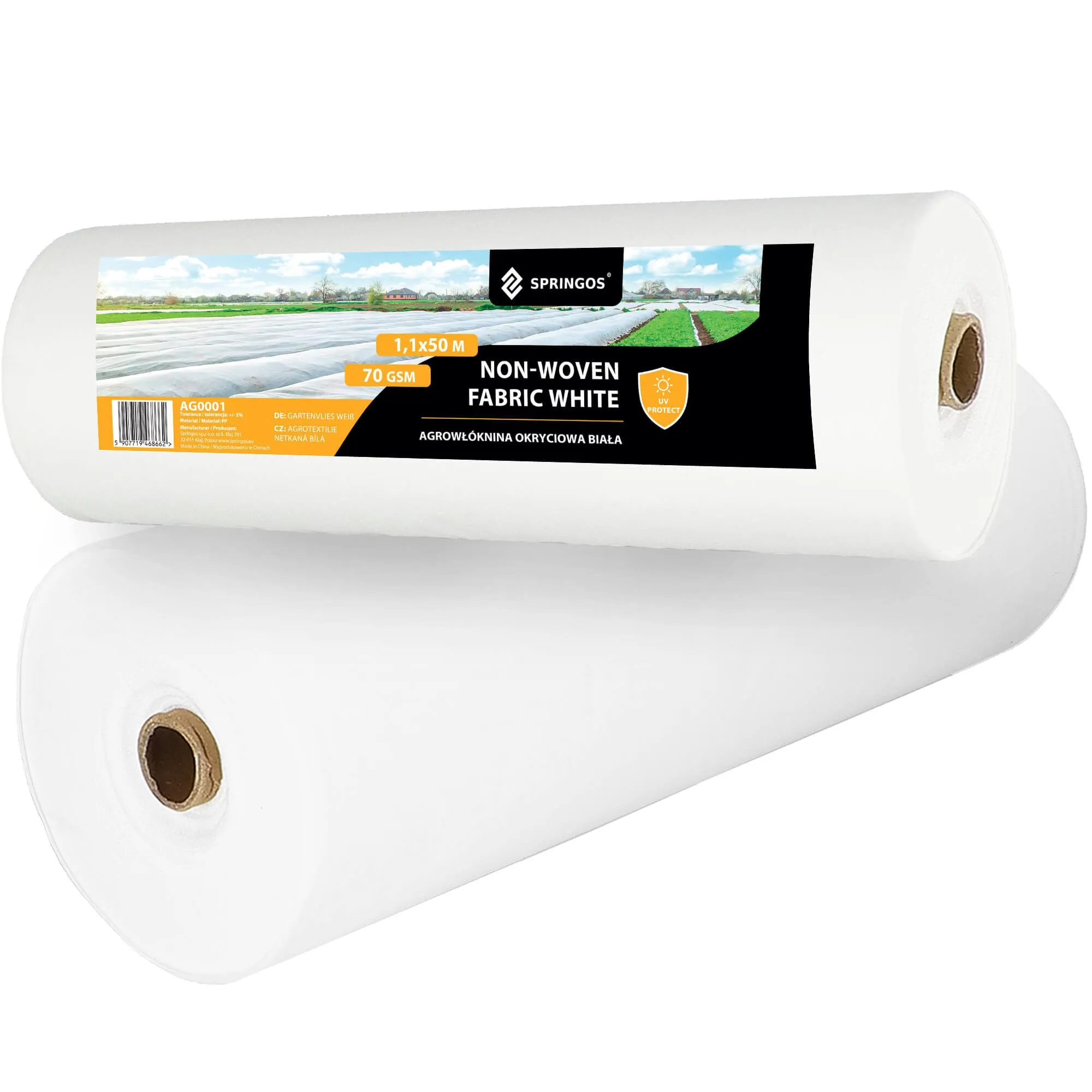 pokrov agrotekstil bijeli 70 gsm 1,1 x 50 m - slika 12