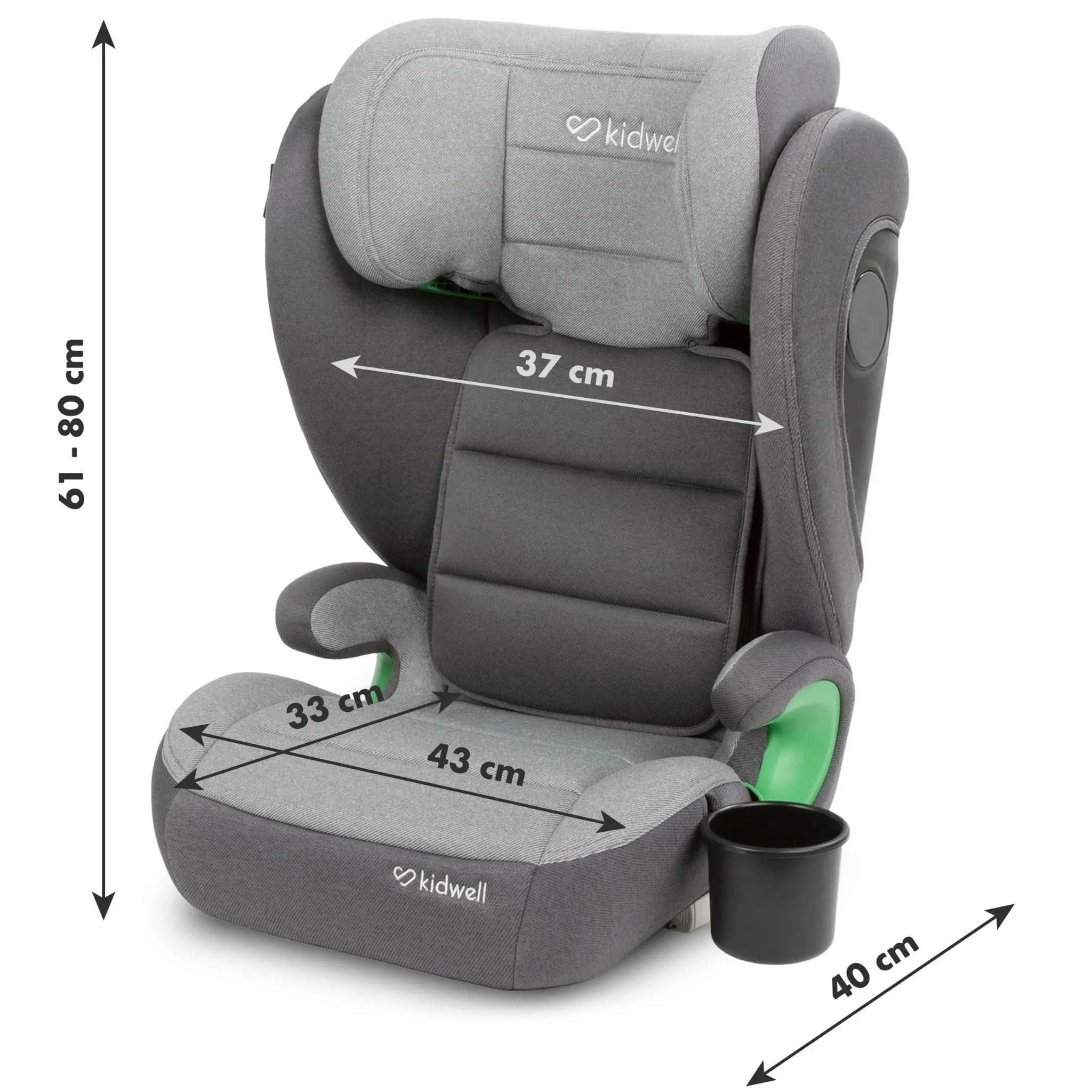 weston tamno siva autosjedalica - slika 9