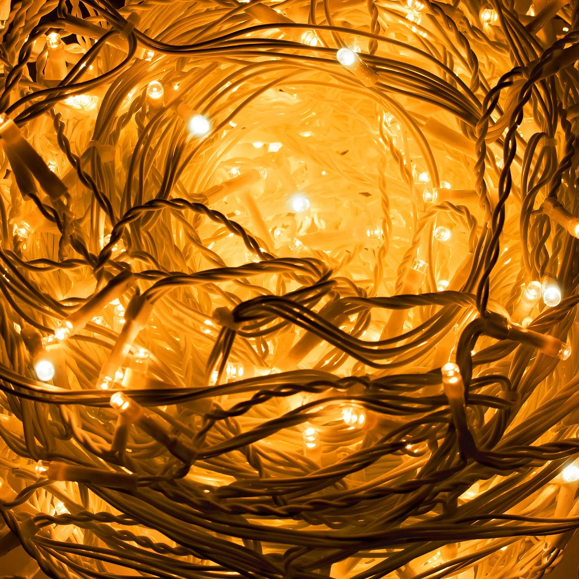 springos zavesa s kapljicama, 300 led, 12m, topla bijela - slika 4
