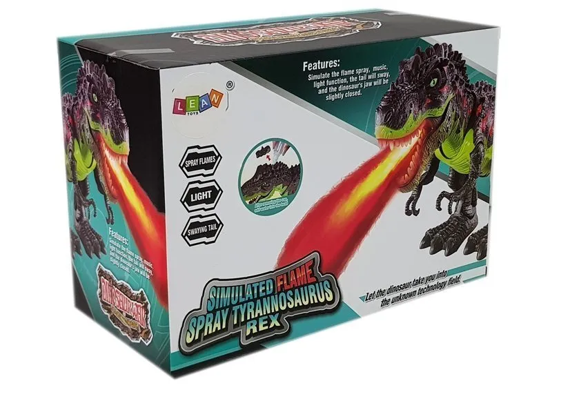 dinosaur na baterije s parom zeleni - slika 7