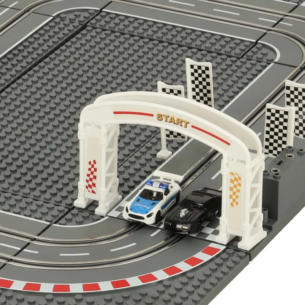 trkaća staza za policijski automobil 51x38,5 cm - slika 6