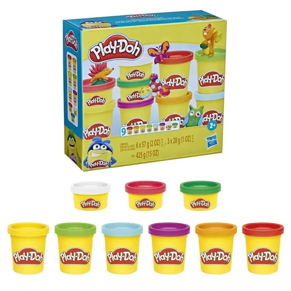 playv-doh set mase za modeliranje, 9 boja - slika 2