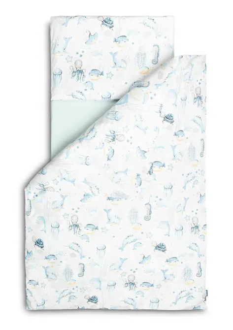 set posteljine 135x100cm ribice - slika 1
