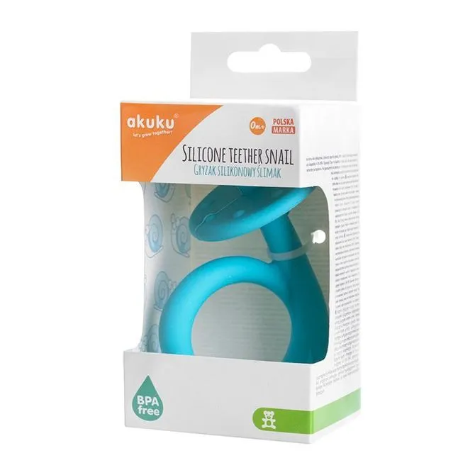 mekana silikonska grickalica za bebe plava a0114 - slika 3