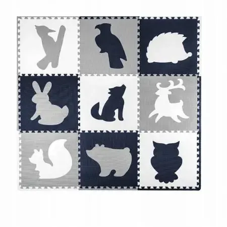 hakuna xxl podloga puzzle za djecu - šuma 180x180x1.2 cm - slika 2