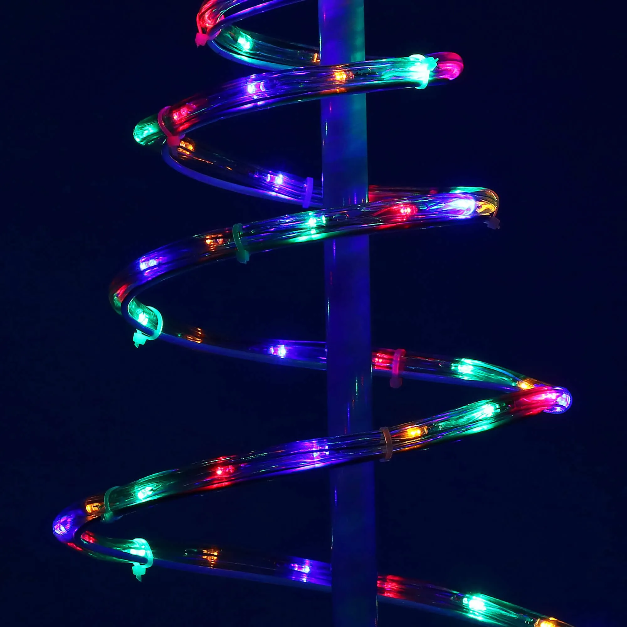 svjetleća božićna jelka – 192 led lampice, višebojna - slika 5