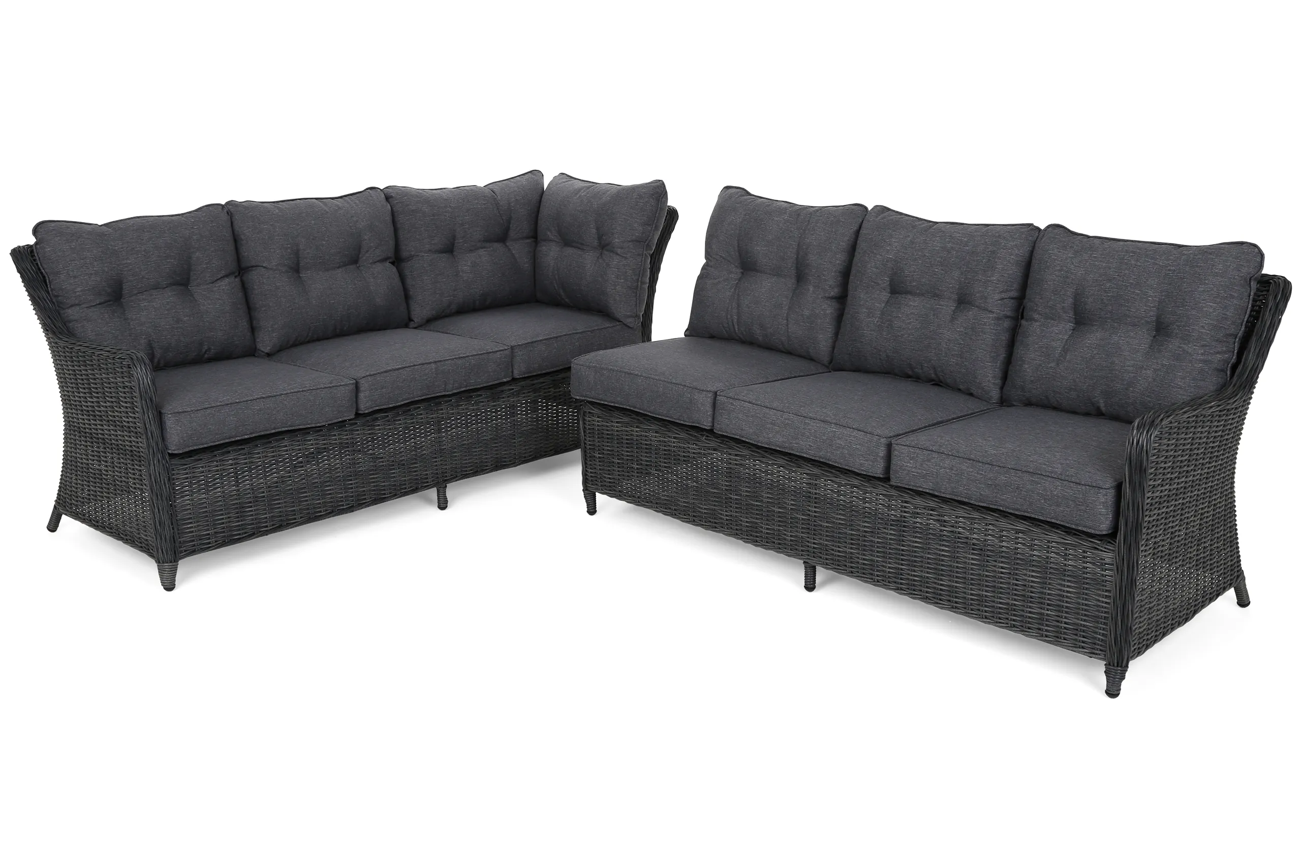 lijevi kutni set california gray / gray melange - slika 5