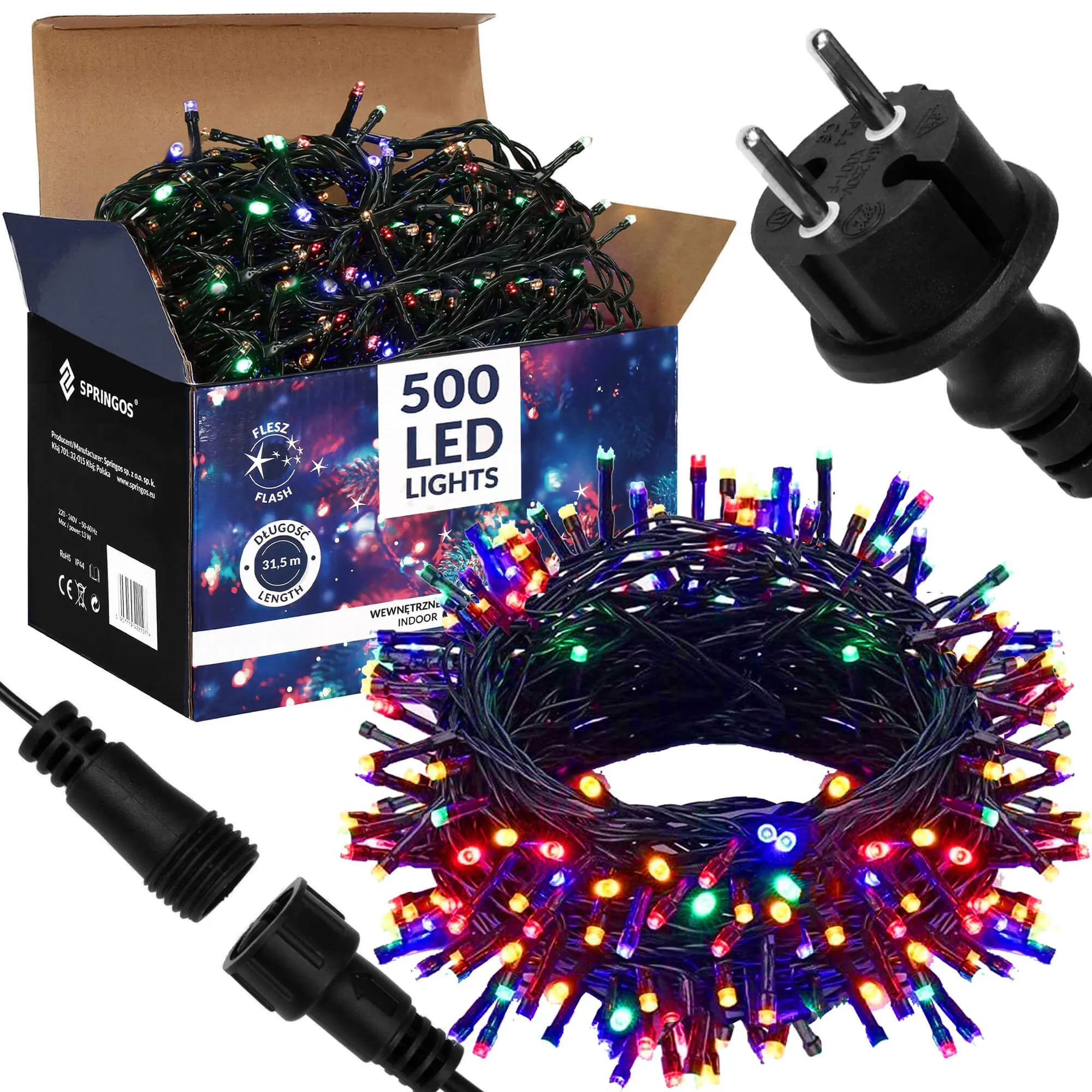 božićne lampice flash s 500 led dioda - slika 5