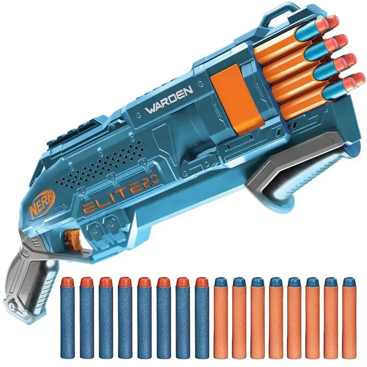 Veliki lagani set pištolja nerf elite 2.0 + 16 metaka za djecu za5179 - Pribislavec