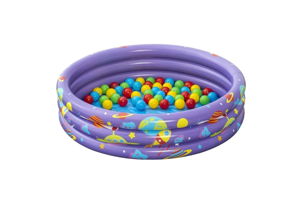 bestway 52466 dječji bazen na napuhavanje 102x25cm s lopticama 50 komada - slika 3
