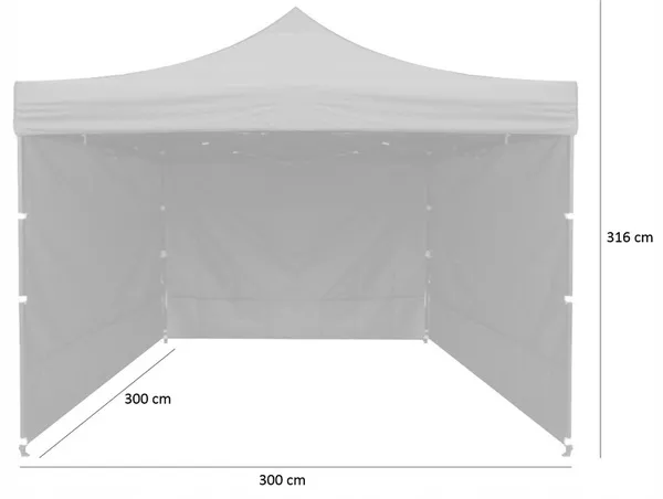 komercijalni šator 3 x 3 m zeleni - slika 4