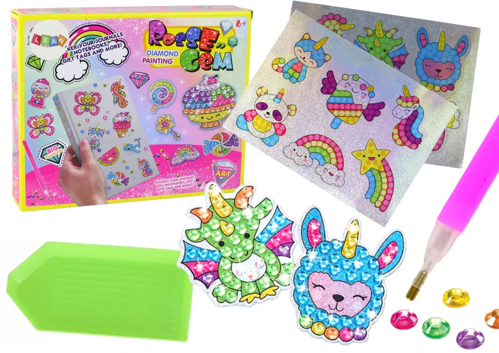 diy set dijamantnih šarenih naljepnica - slika 2