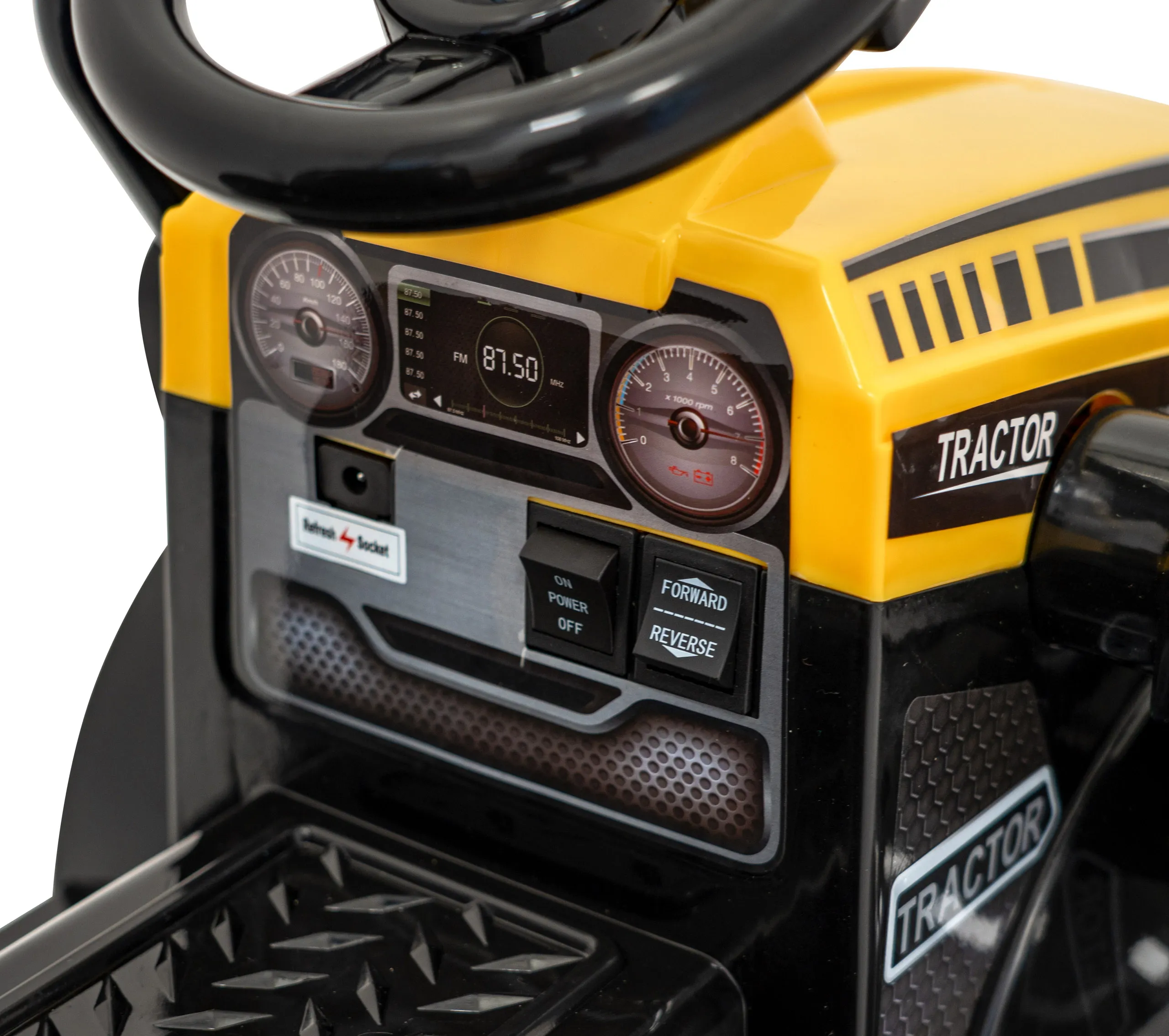 bager/traktor g320 na akumulator, žuti - slika 9