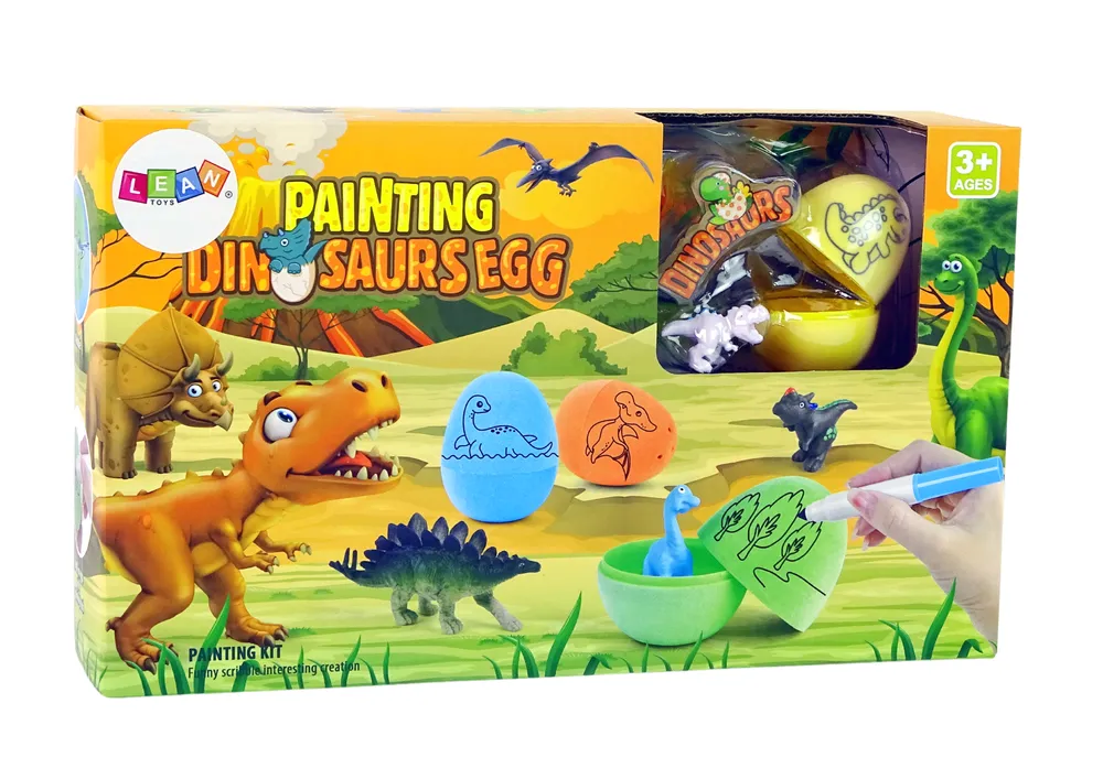 diy set za bojanje jaja - dinosaur - slika 5