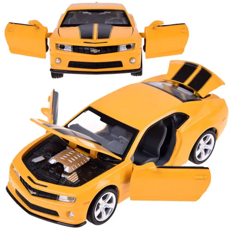 automobil chevrolet camaro ss 1:32 na frikcijski pogon - žuti - slika 2