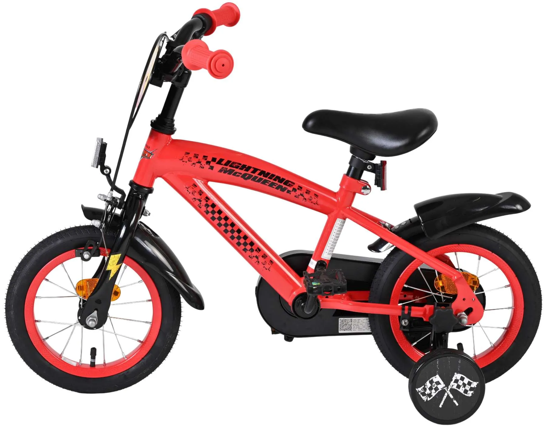 volare dječji bicikl disney cars 12″ crvene boje - slika 8