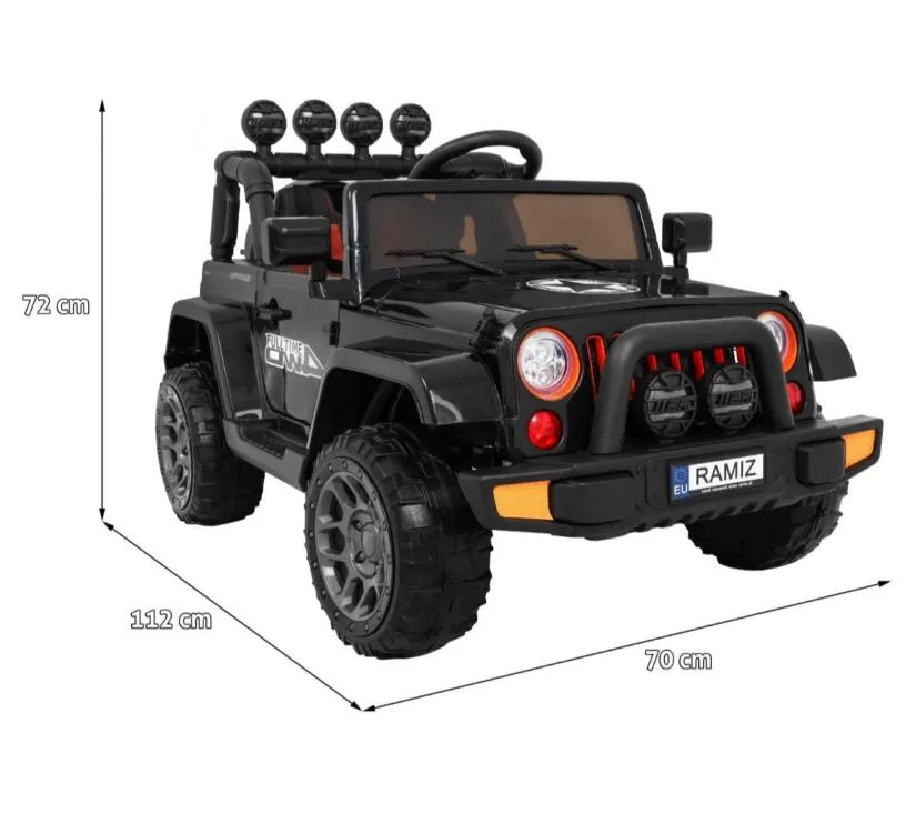terenski buggy na akumulator - crna - slika 3