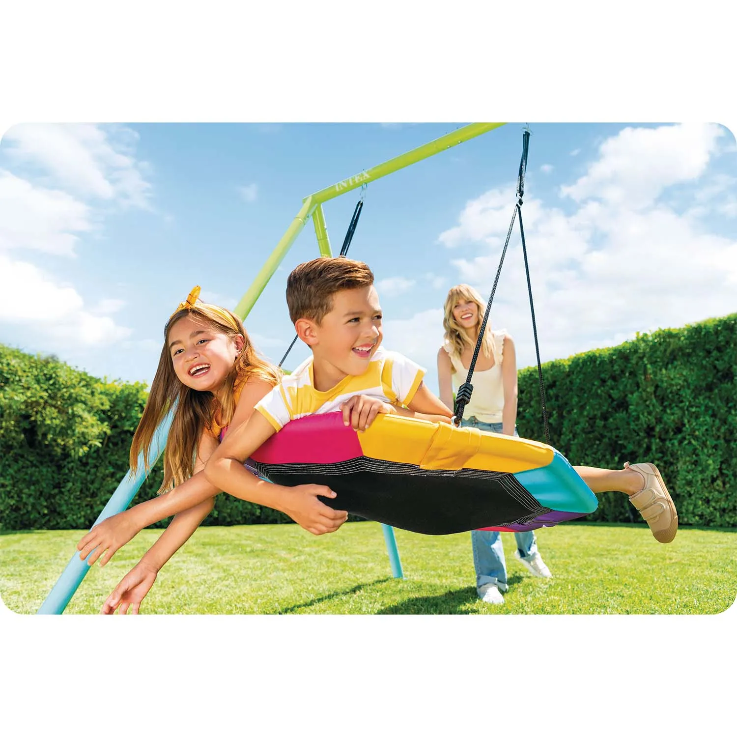 intex ljuljačka za igralište gnijezdo roda 2 u 1 235 cm x 254 cm x 200 cm - slika 9