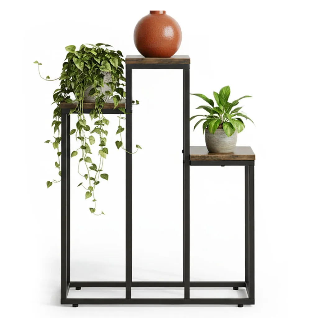 modernhome loft stalak za cvijeće za dekoraciju, s 3 police - slika 7