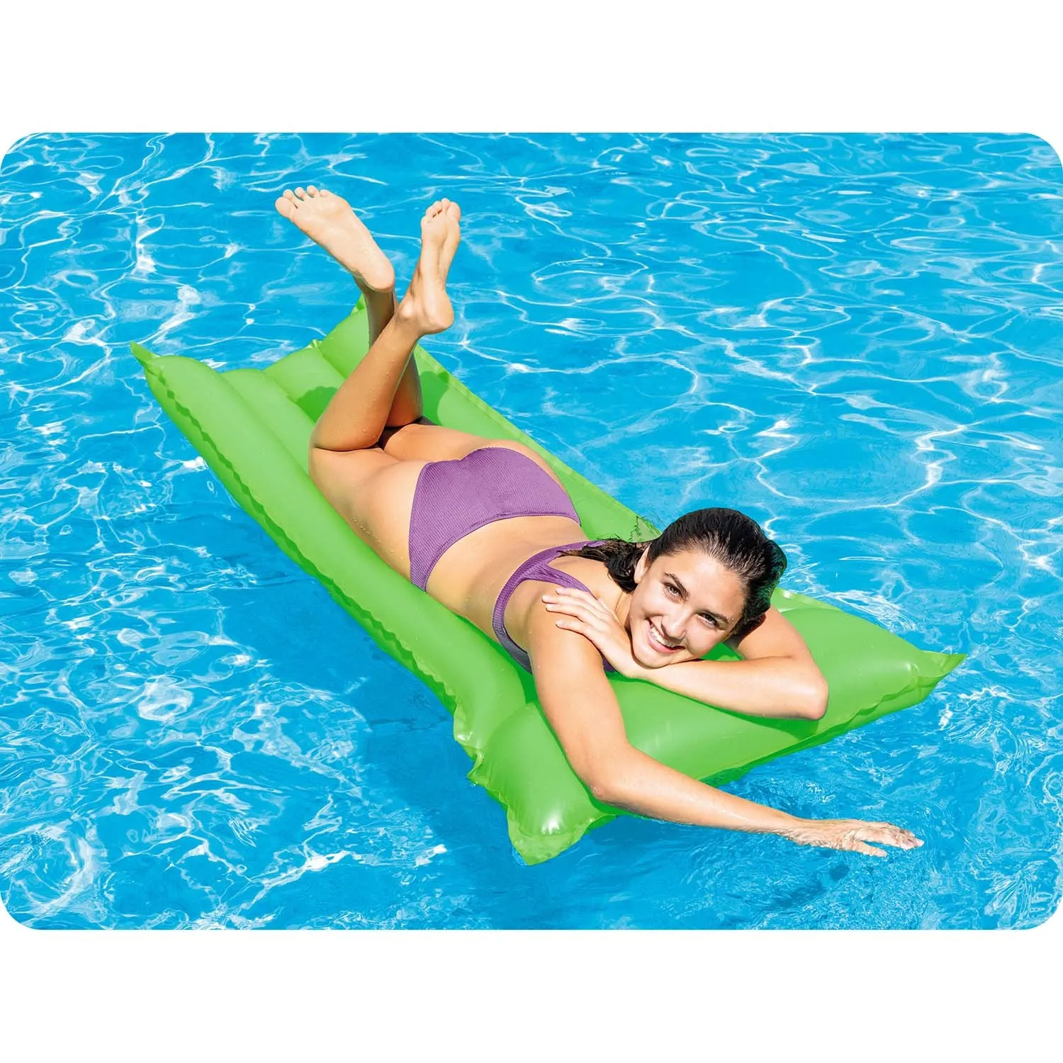 intex 59717 zeleni madrac za plivanje - slika 4
