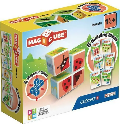 geomag magicube insekti + kartice, 7 kom - slika 2