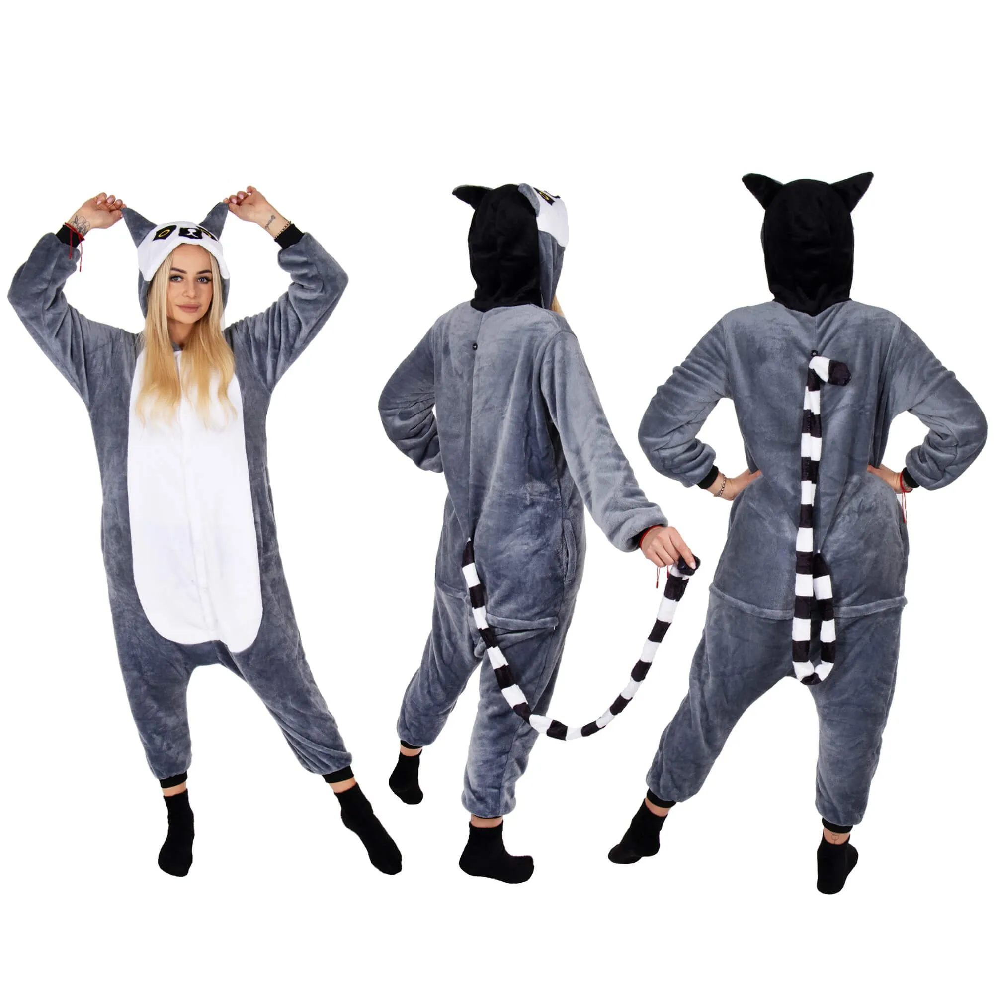 kigurumi pidžama lemur - slika 5