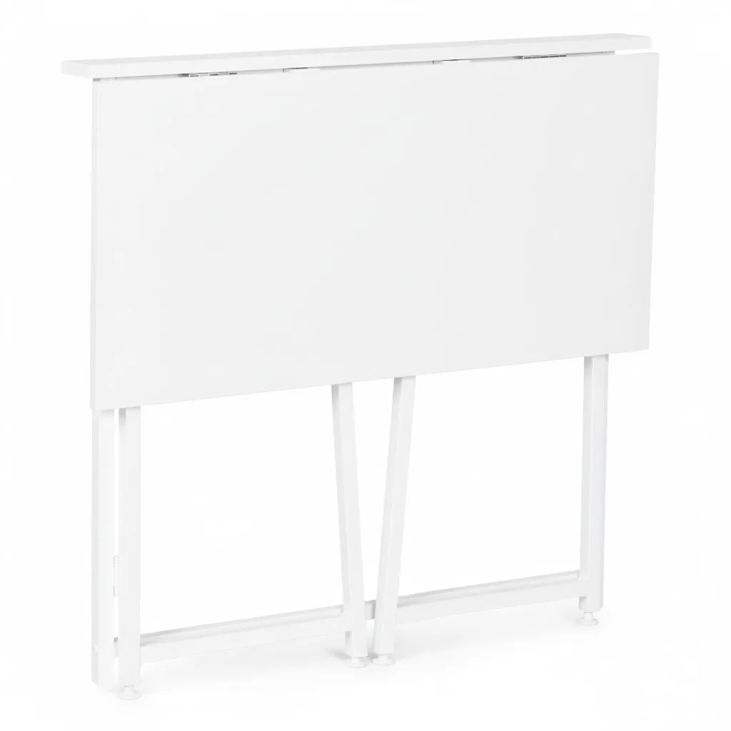 modernhome sklopivi stol 80 × 45 cm za laptop – bijeli - slika 7