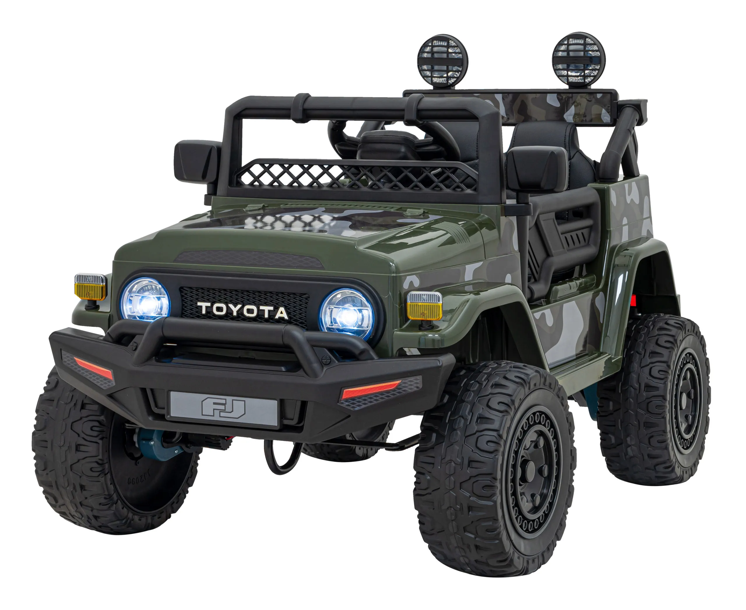 toyota fj cruiser, auto na akumulator, kamuflažni - slika 5