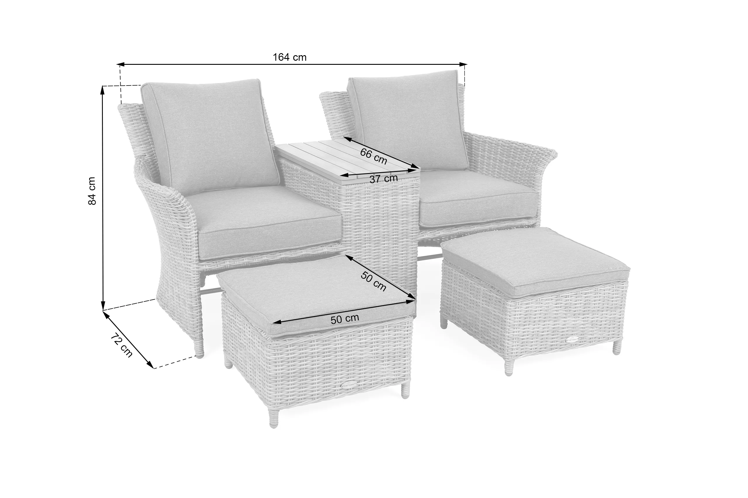 sofa milos plus siva / siva melanž - slika 6