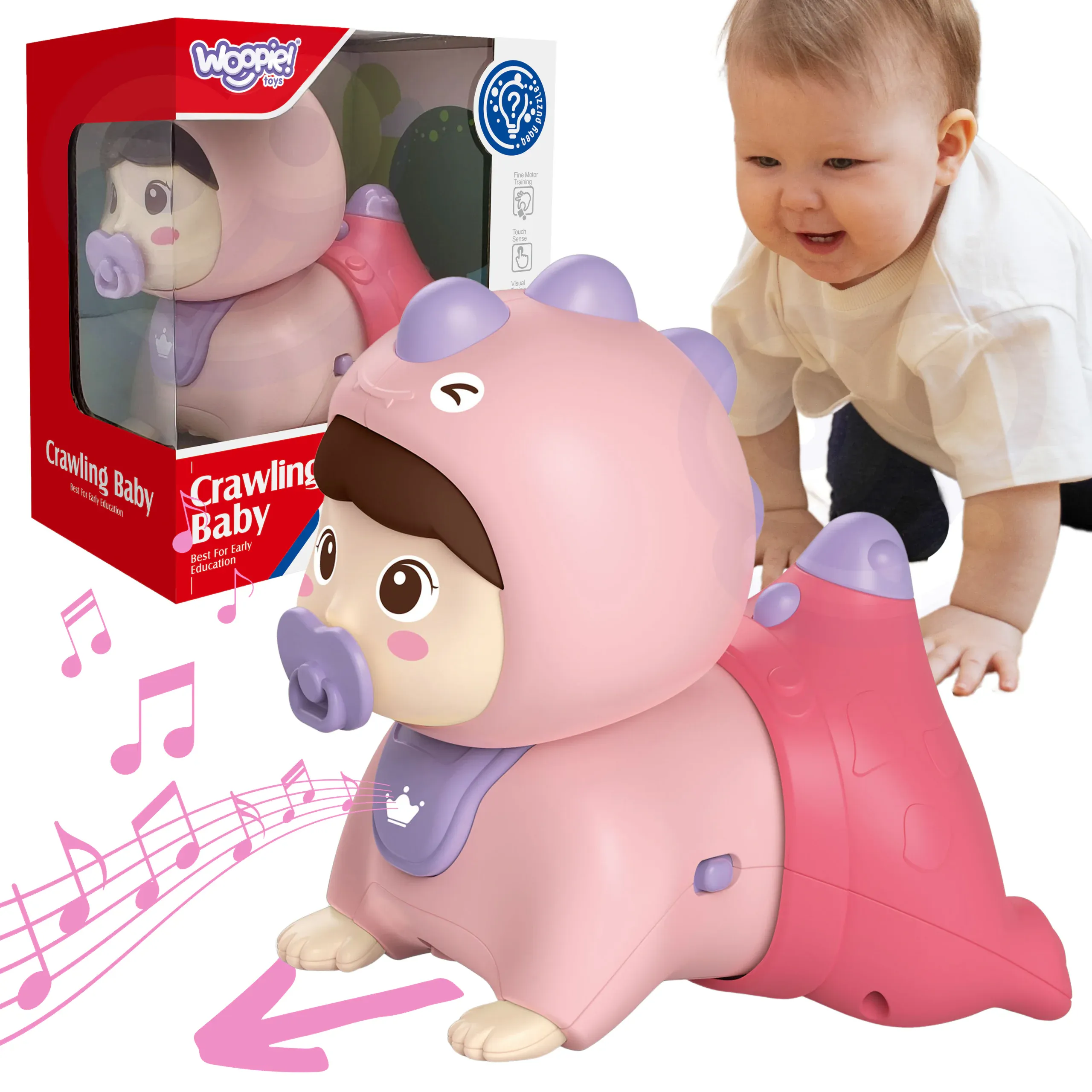 woopie baby puzajuća lutka s efektima - slika 2