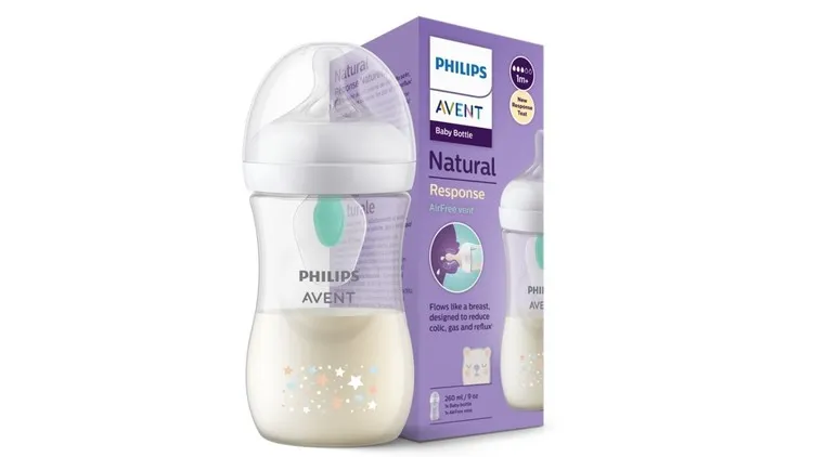 philips avent natural response bočica s airfree ventilom 260 ml medvjedić - slika 3