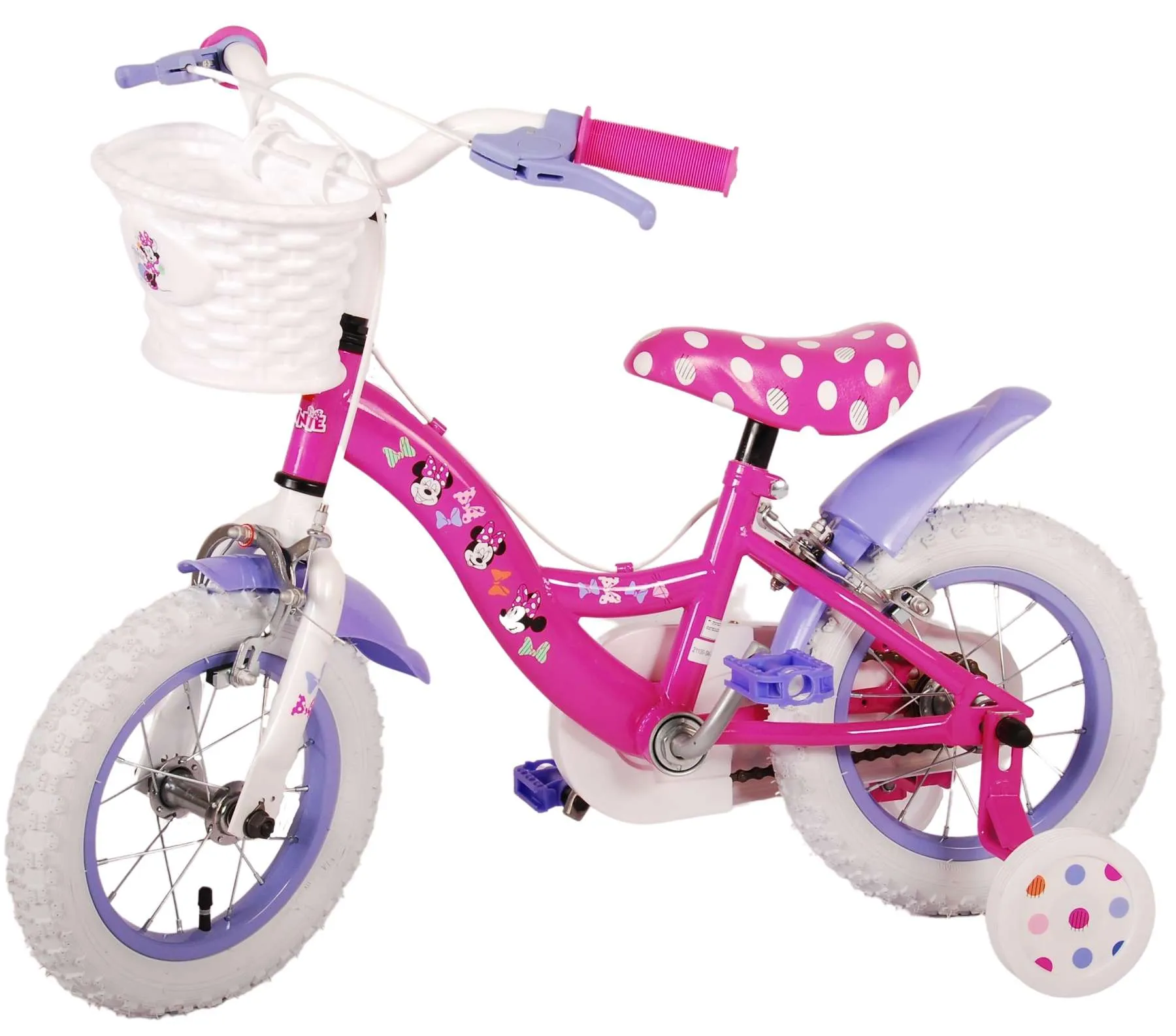 volare bicikl minnie cutest ever! 12" sa dvije ručne kočnice - slika 15