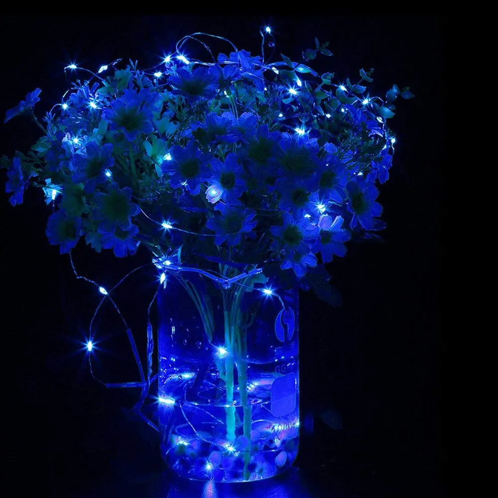 led lampice na baterije, 50 led dioda - slika 3