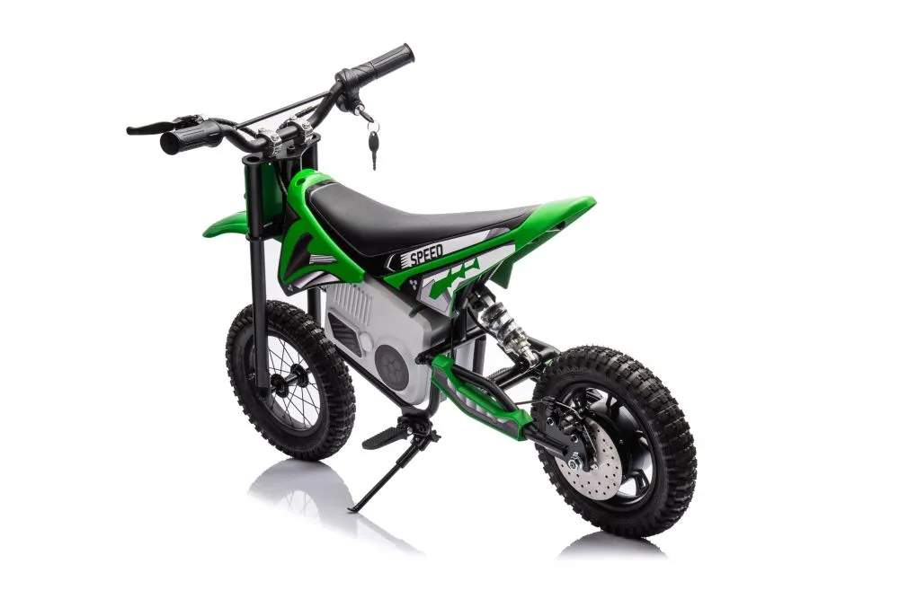 motocross motocikl za djecu na akumulator, zeleni - slika 5