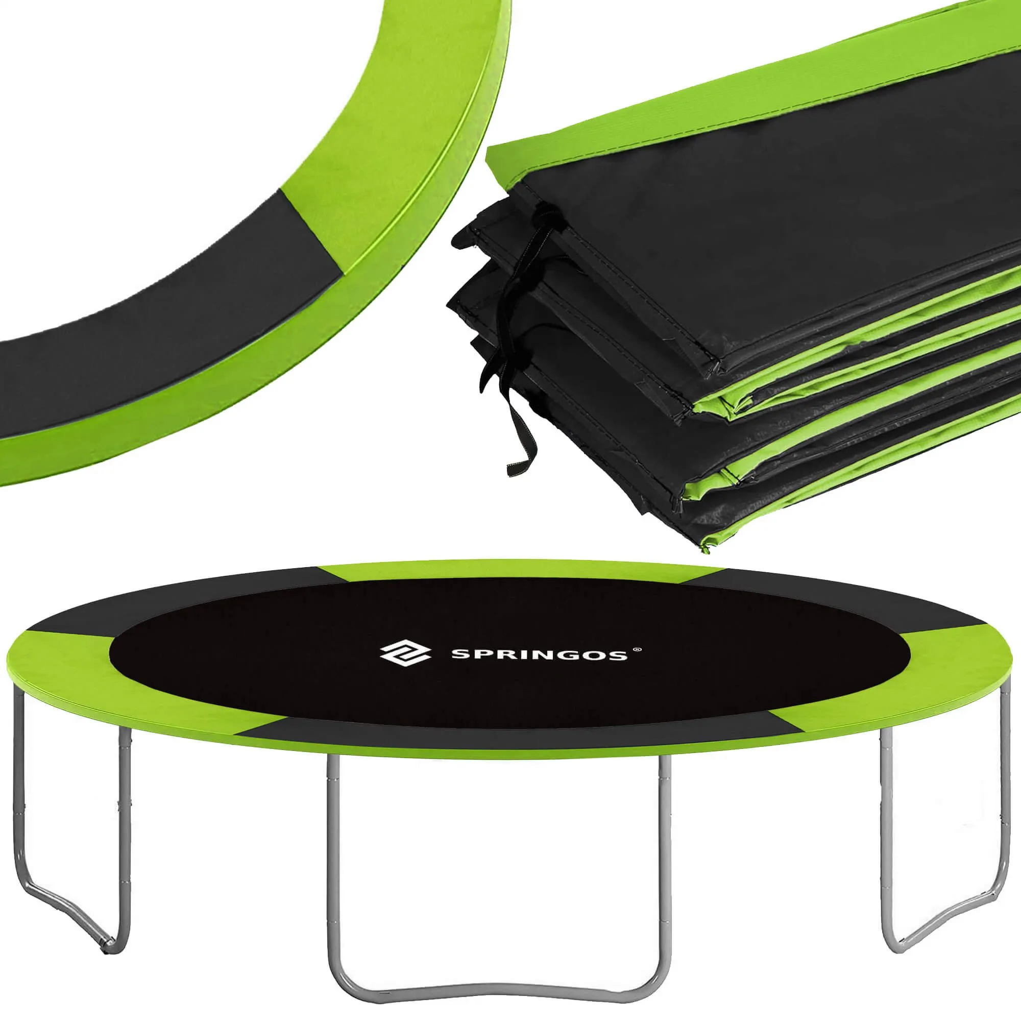 navlaka za trampolin 244cm zeleno-crna - slika 5