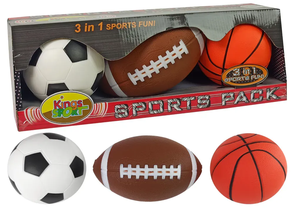 Set mekih sportskih lopti 3u1 - Pribislavec