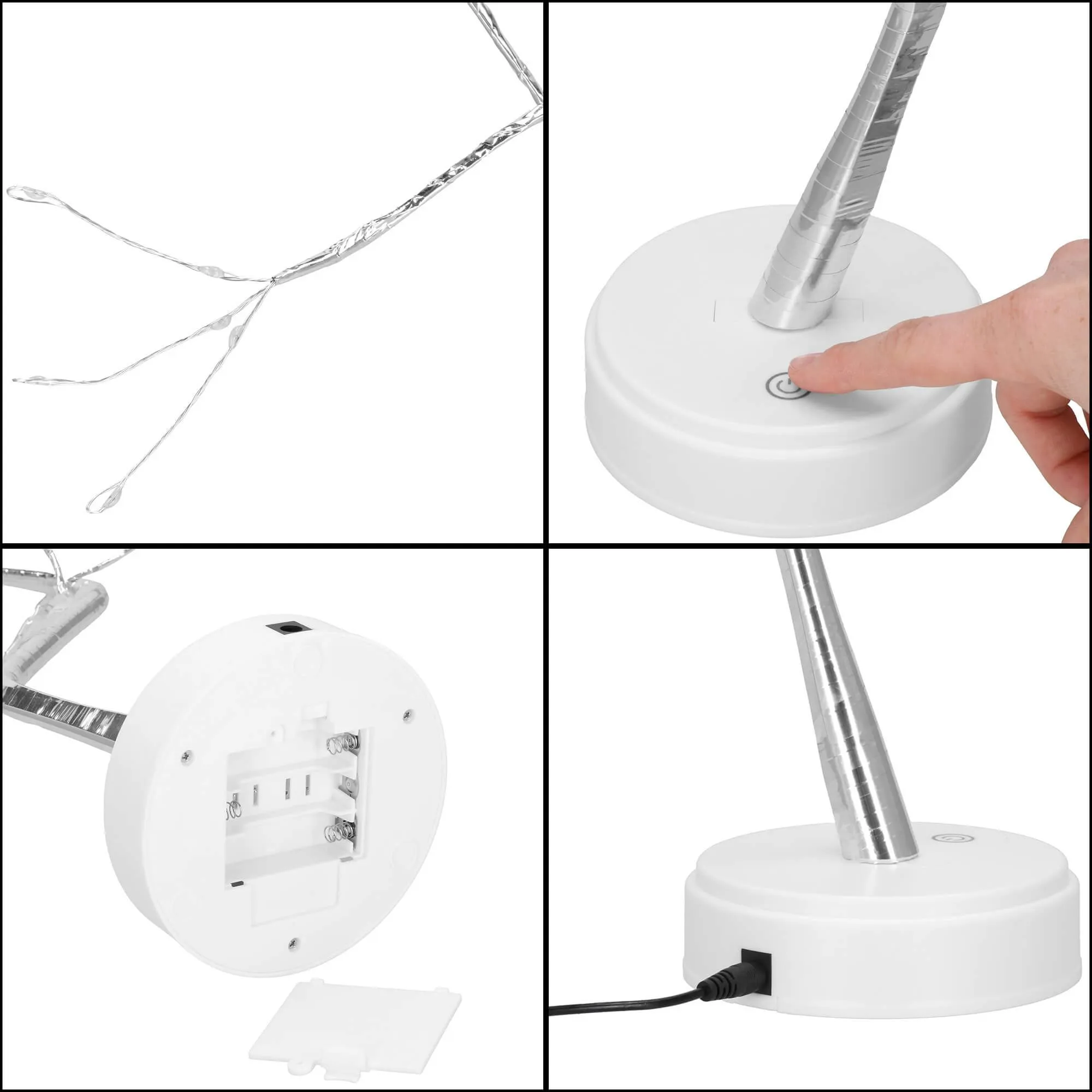 dekorativno led drvce 45 cm – 90 led - slika 11