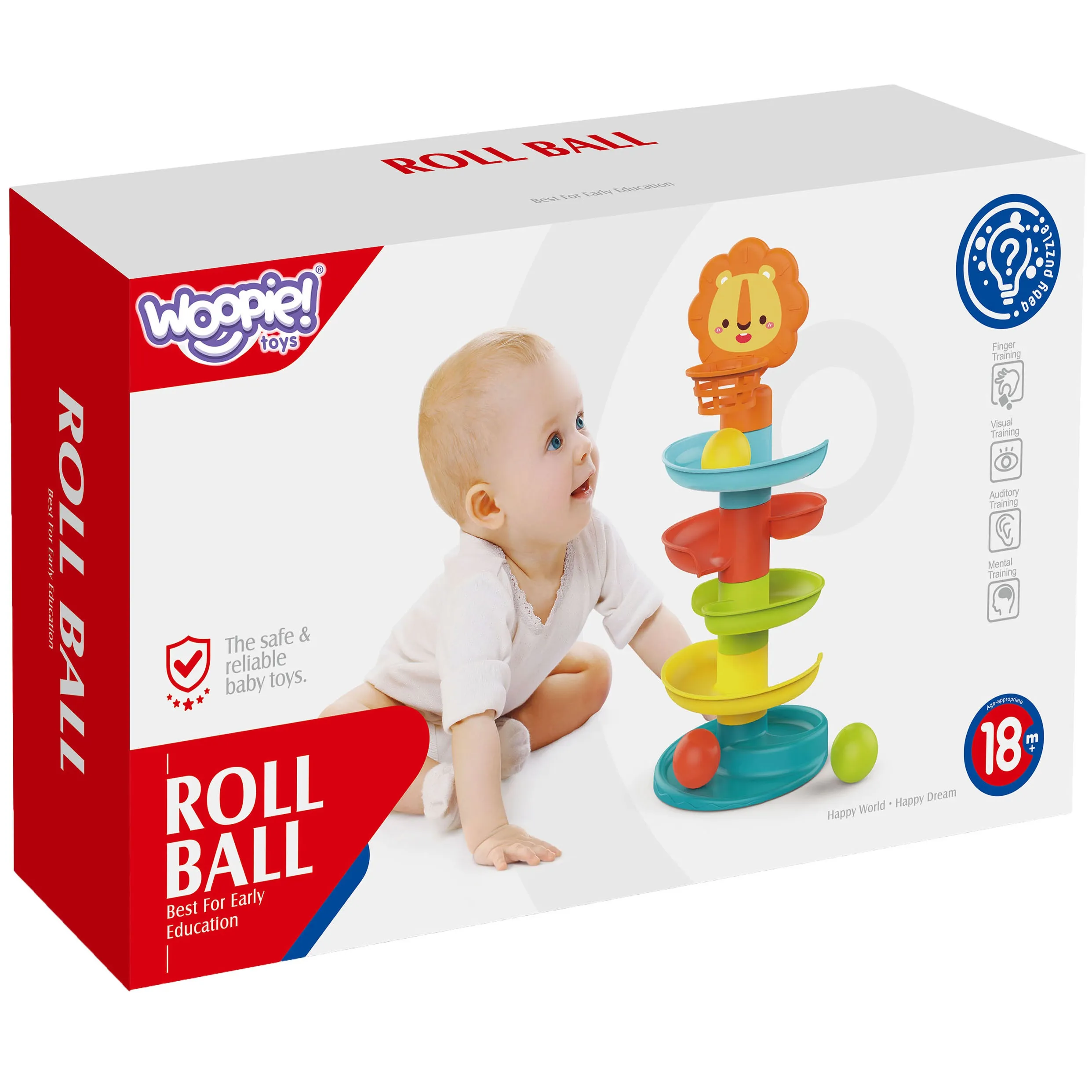 woopie baby staza - tobogan s lopticom - slika 6