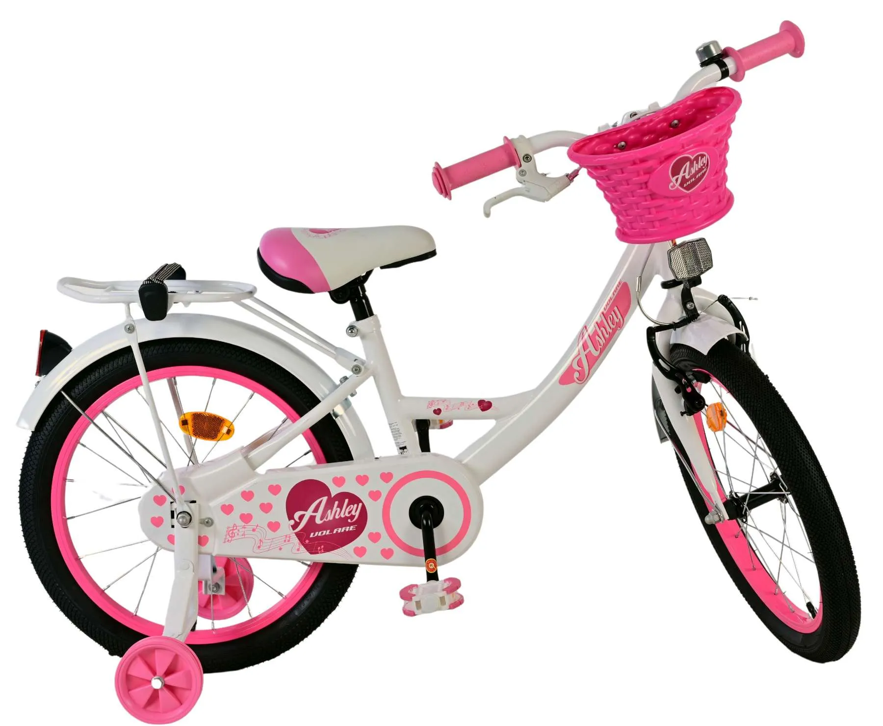 volare dječji bicikl ashley 18″ bijele boje - slika 3