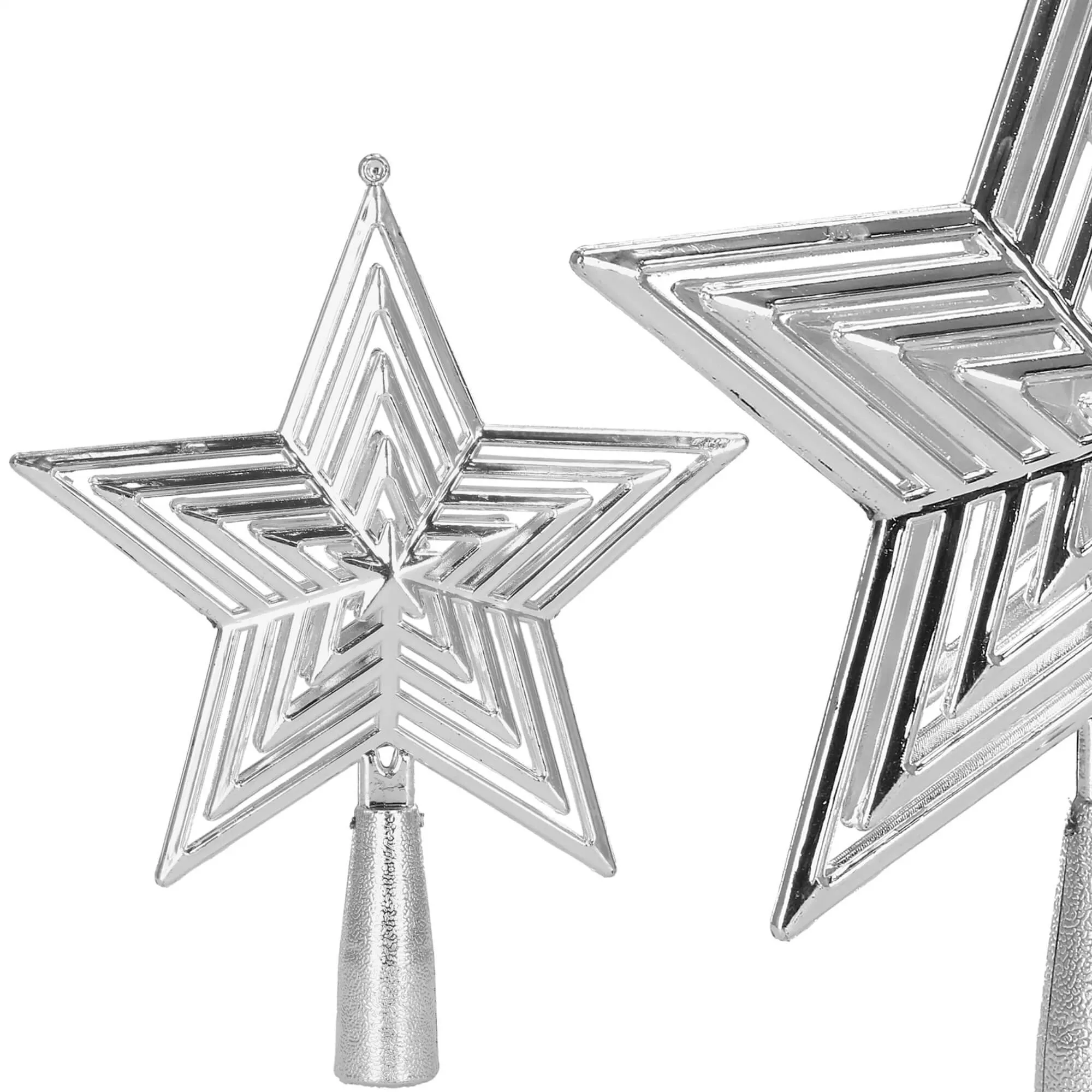 springos božićni ukras "zvijezda", 14,5 cm, srebrna - slika 7