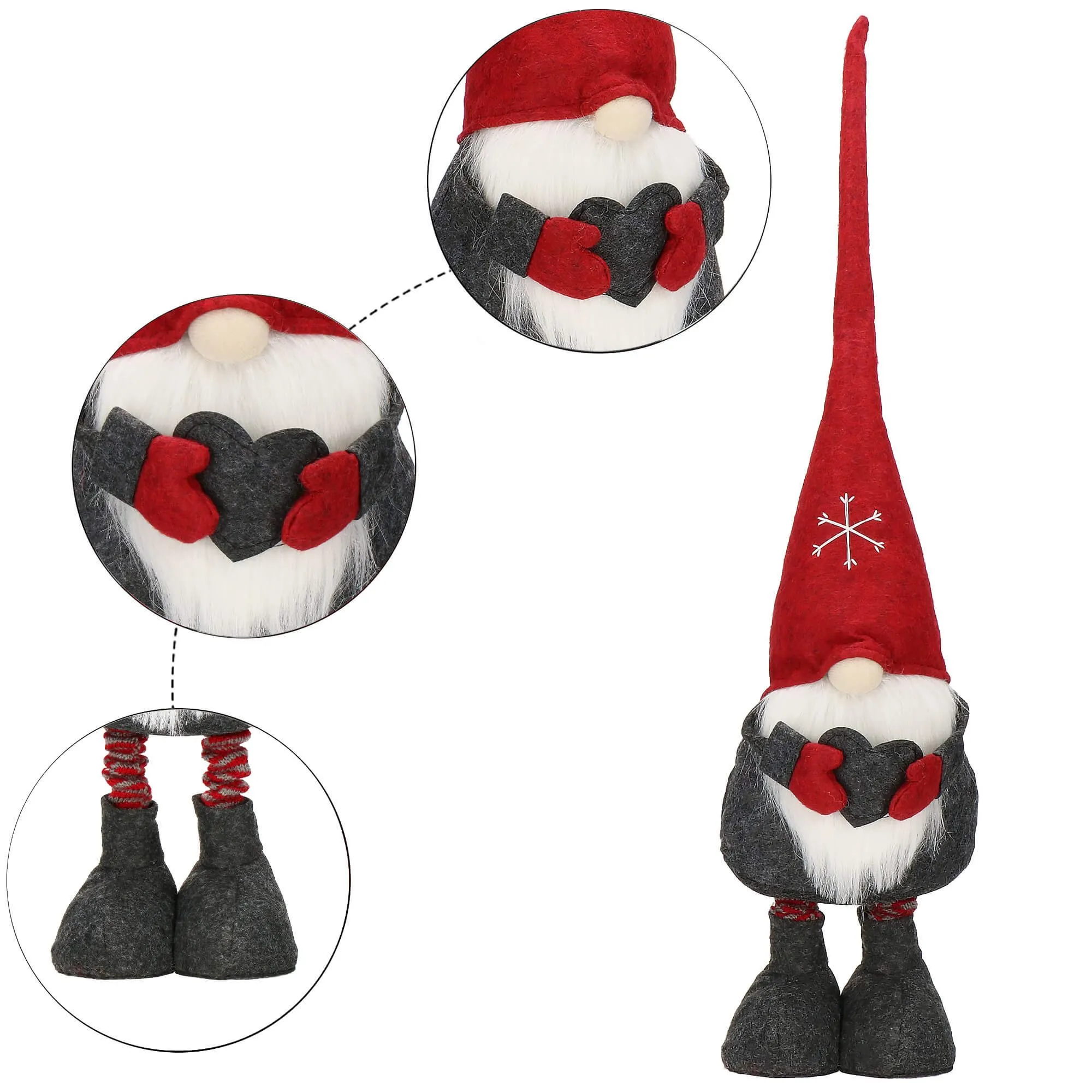 springos božićni ukras "patuljak", 80 cm - slika 8