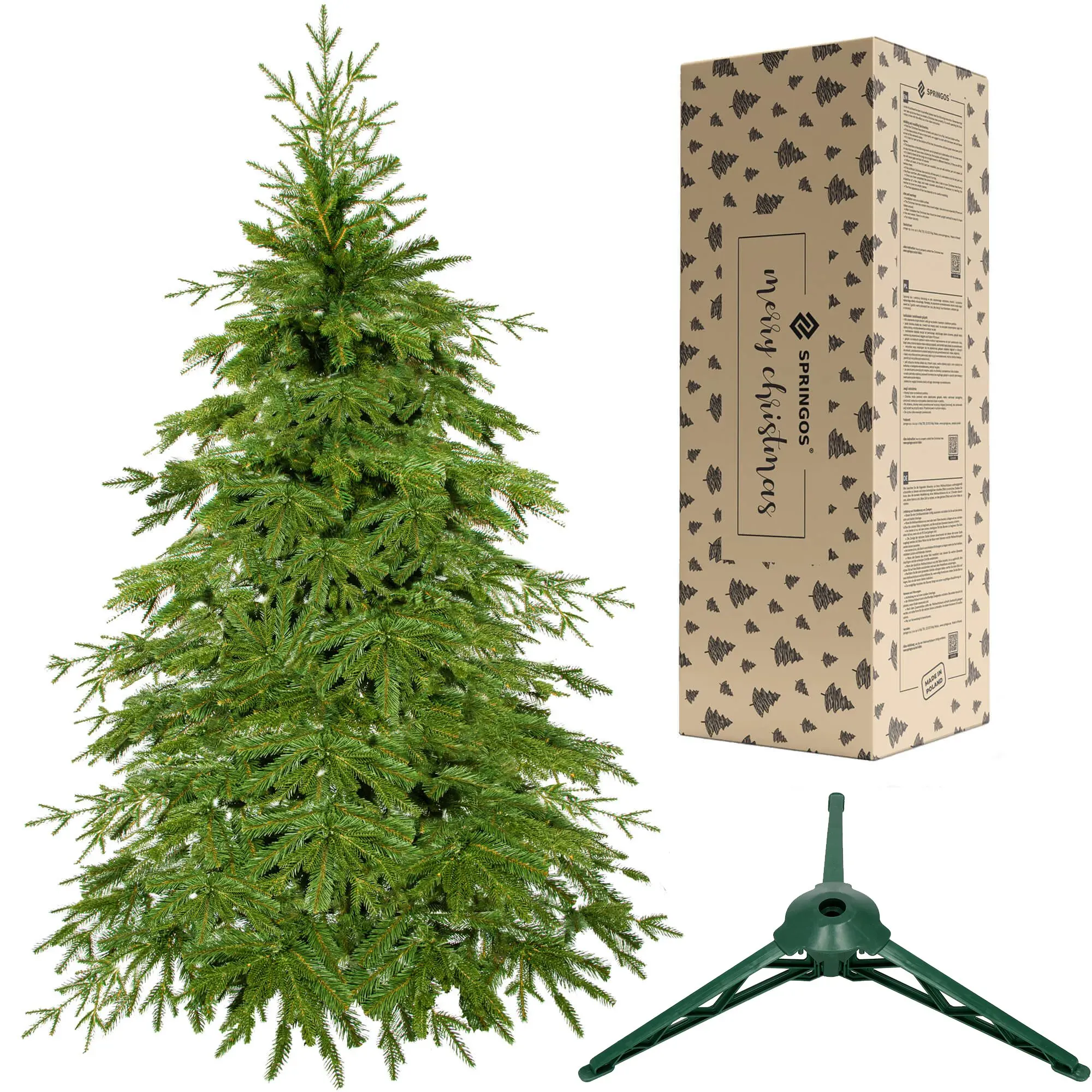 božićno drvce prirodna smreka 120 cm - slika 2