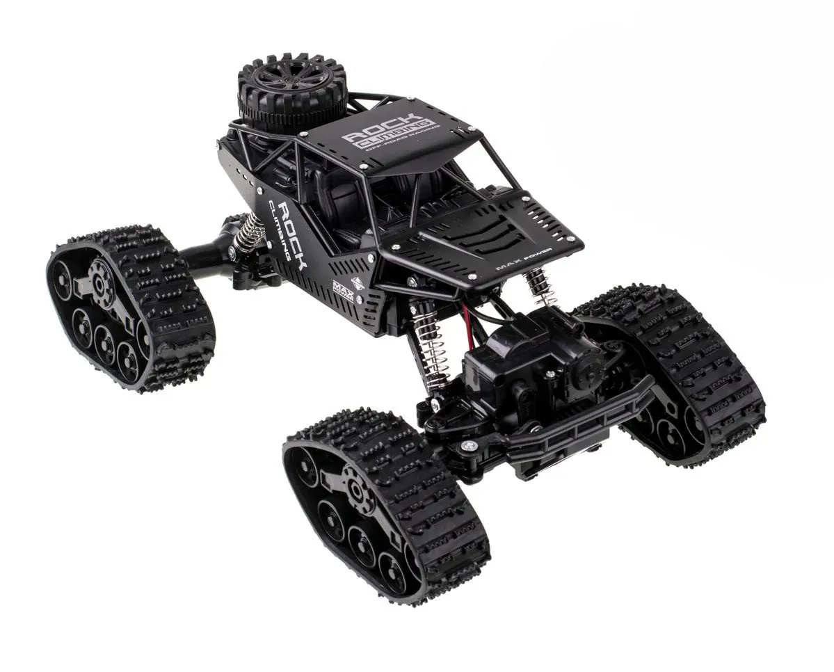 rc rock crawler 4x4 lhc012 automobil na daljinski 2in1 crni - slika 2