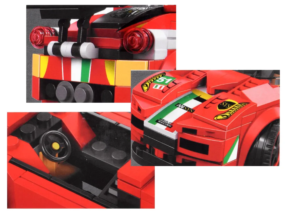 diy sportski automobil 164 komada za4289 - slika 5