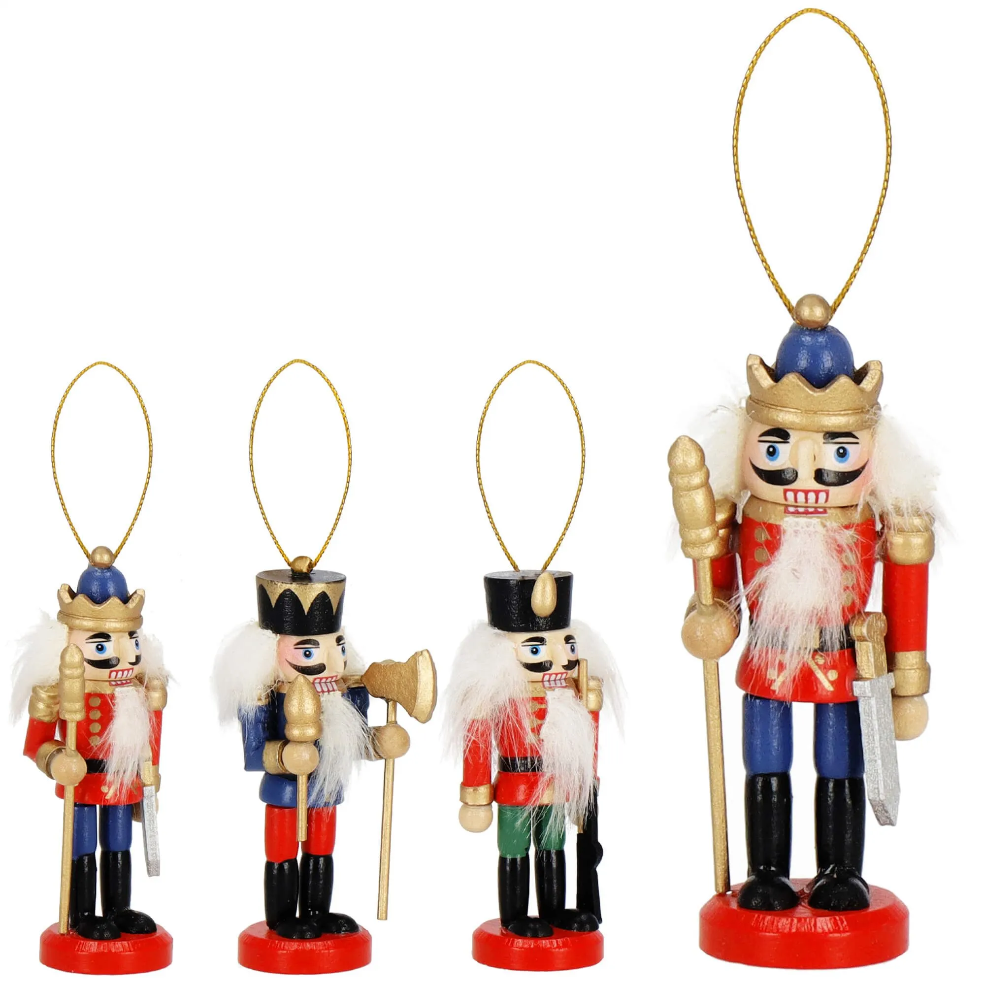 božićni ukrasi orašar – set od 3 komada (8 cm) - slika 8