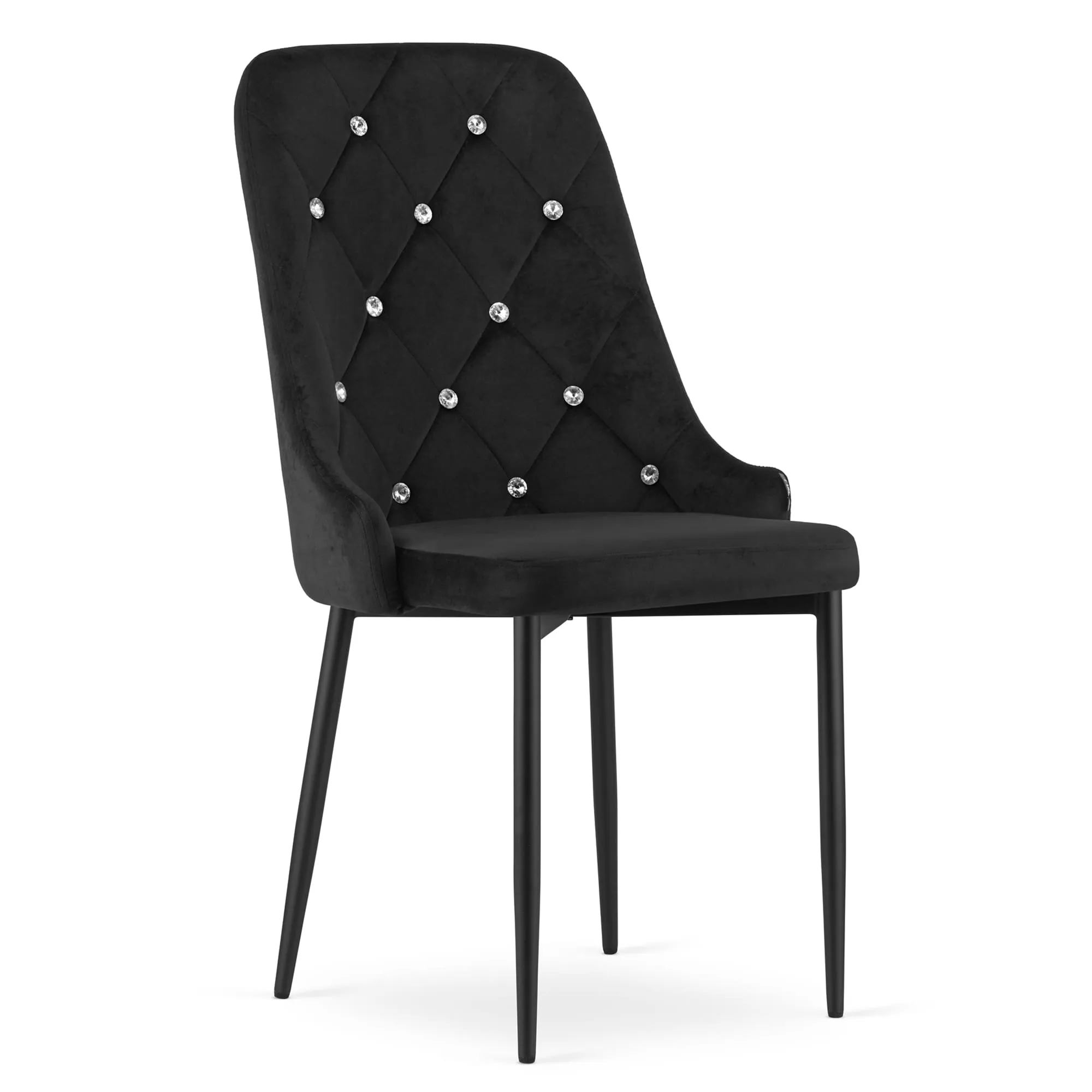set od 3 stolice amore – crna boja - slika 3